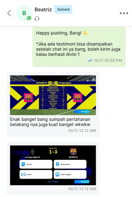 Testimoni customer Racik Susun